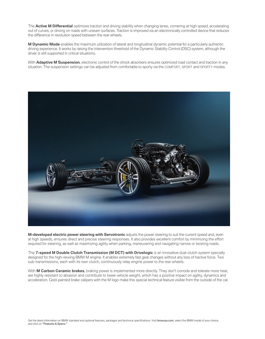 2015 BMW M3 Brochure Page 30